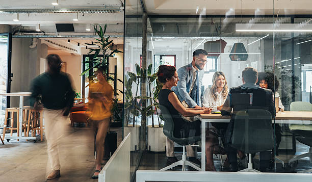 Successful startup business team planning growth strategy